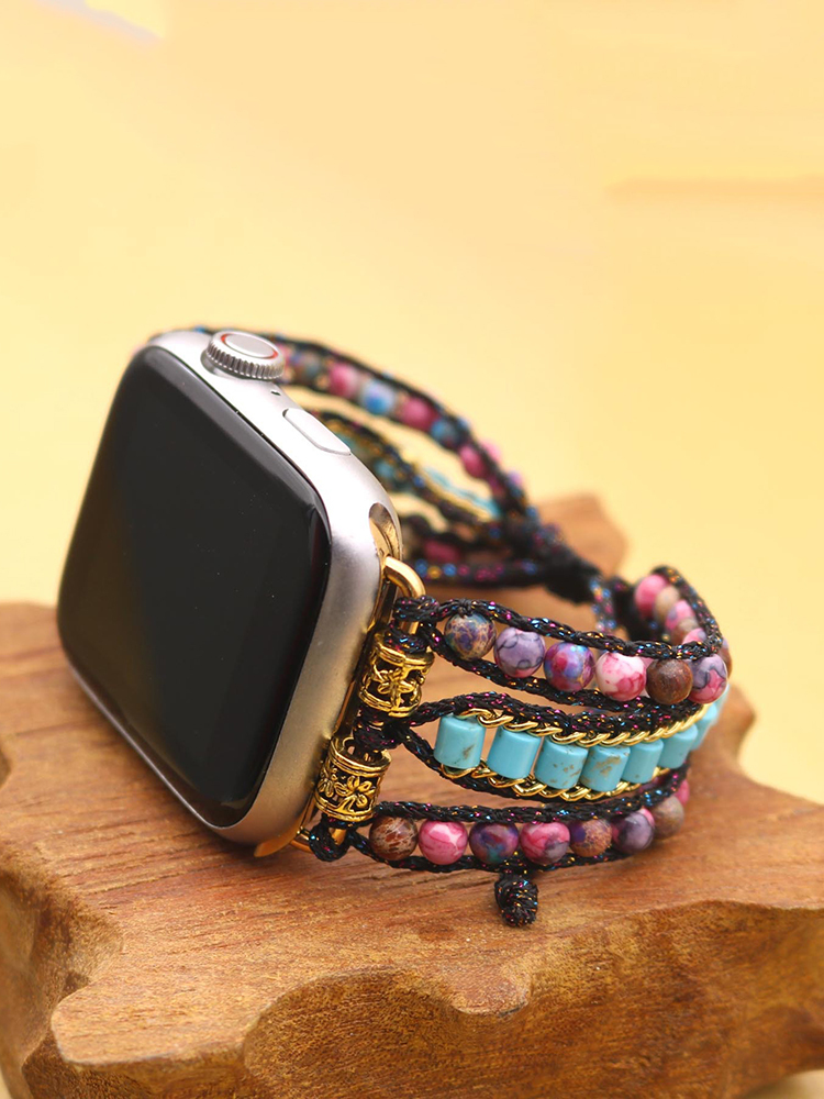 3-Link Bohemian Turquoise Handwoven Band
