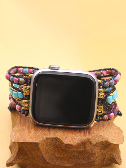 3-Link Bohemian Turquoise Handwoven Band