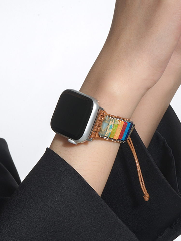 Raw Stone Weaving Band for Apple Watch