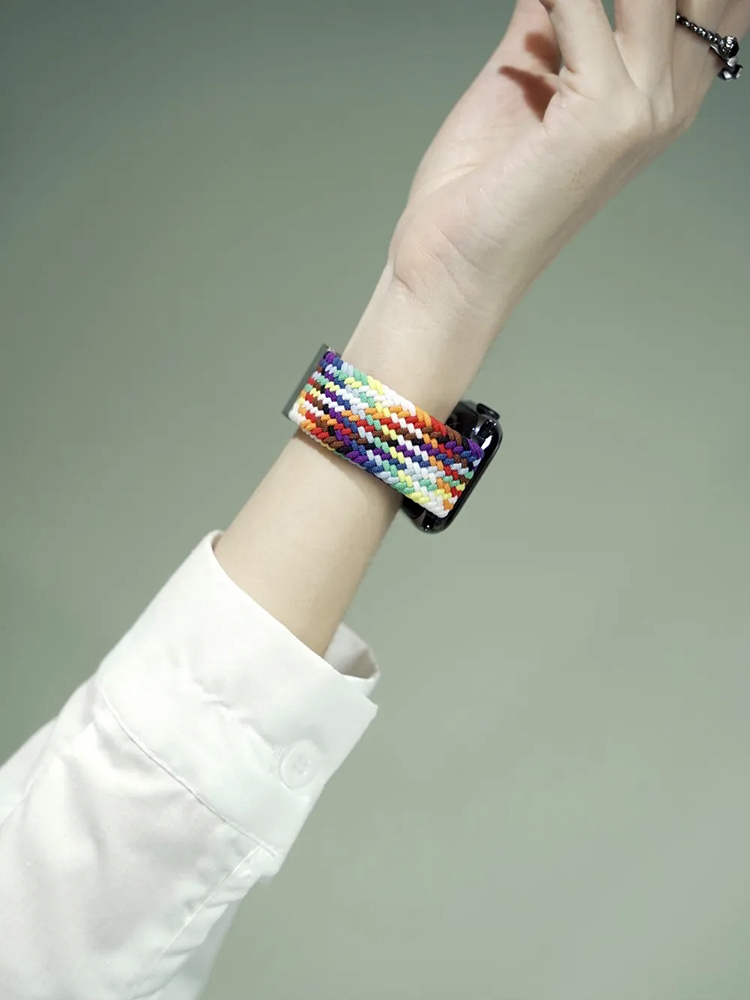 Non-slip Buckle with Nylon Woven Band for Apple Watch