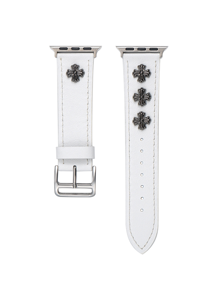 Rivet Decoration Leather Band for Apple Watch