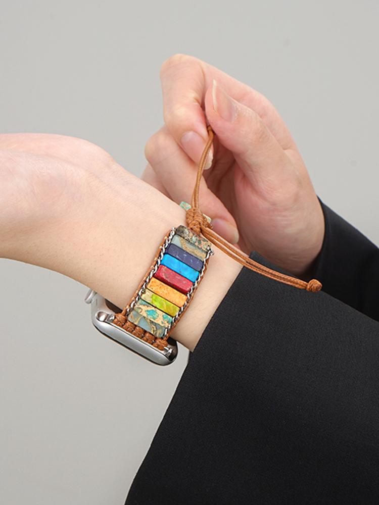 Raw Stone Weaving Band for Apple Watch