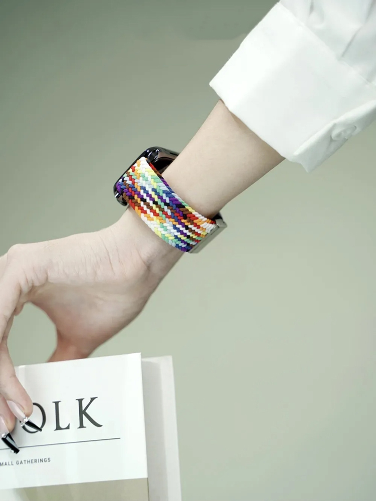 Non-slip Buckle with Nylon Woven Band for Apple Watch