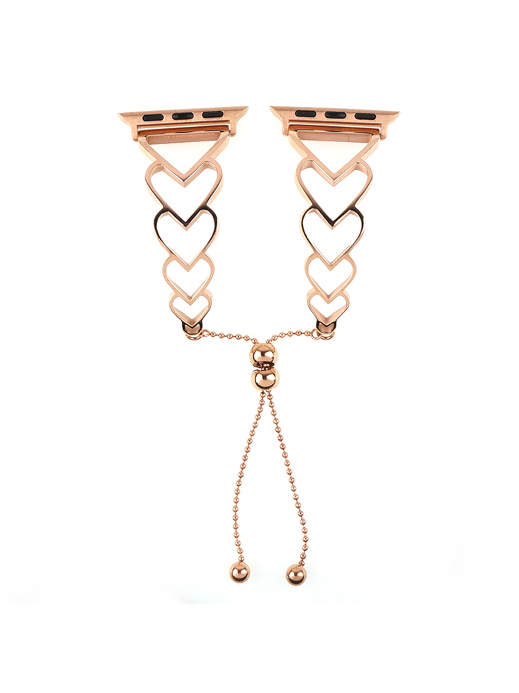 Love Chain Bracelet Stainless Steel Band for Apple Watch