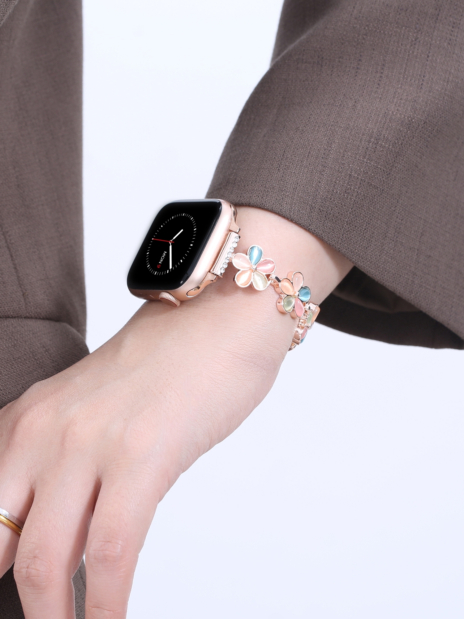 Five Petals Stainless Steel Band