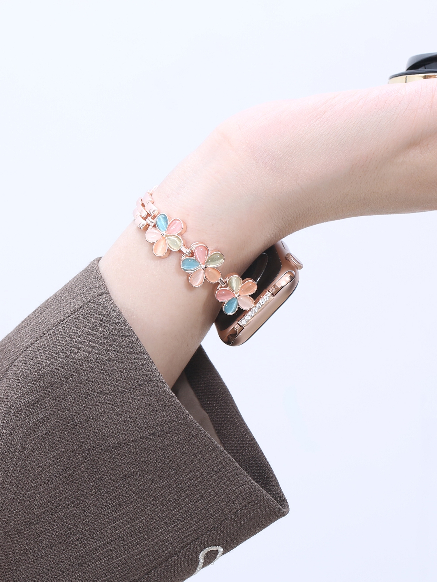 Five Petals Stainless Steel Band