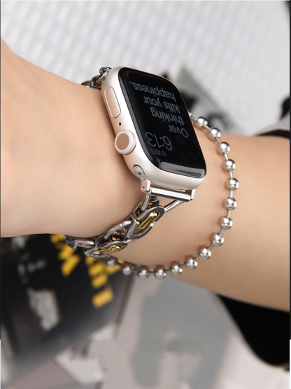Double Loop Chain Stainless Steel Band for Apple Watch