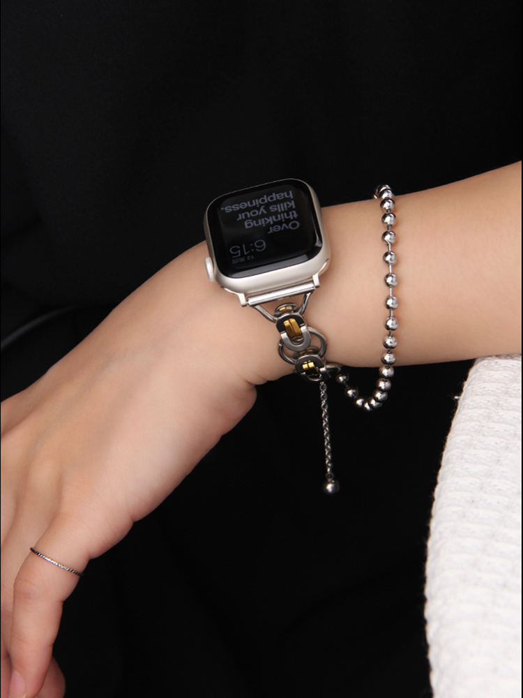 Double Loop Chain Stainless Steel Band for Apple Watch