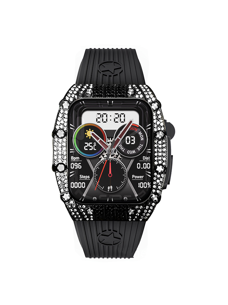 Twelve Stars Rhinestone Alloy Retrofit Kit for Apple Watch