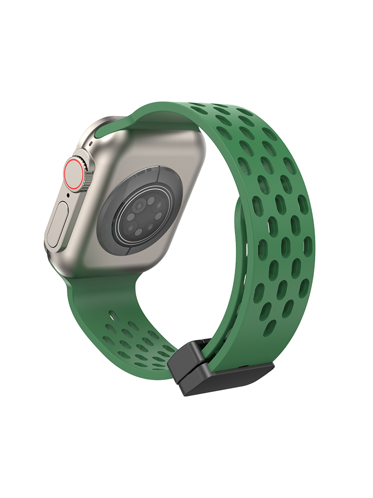 Candy Color Mesh Breathable Silicone Apple Watch Band - Tatanband