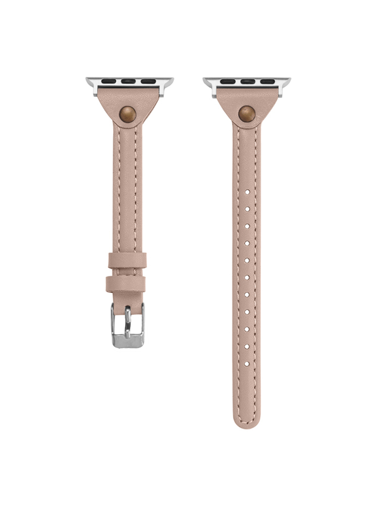 Slim T-shaped Leather Band for Apple Watch