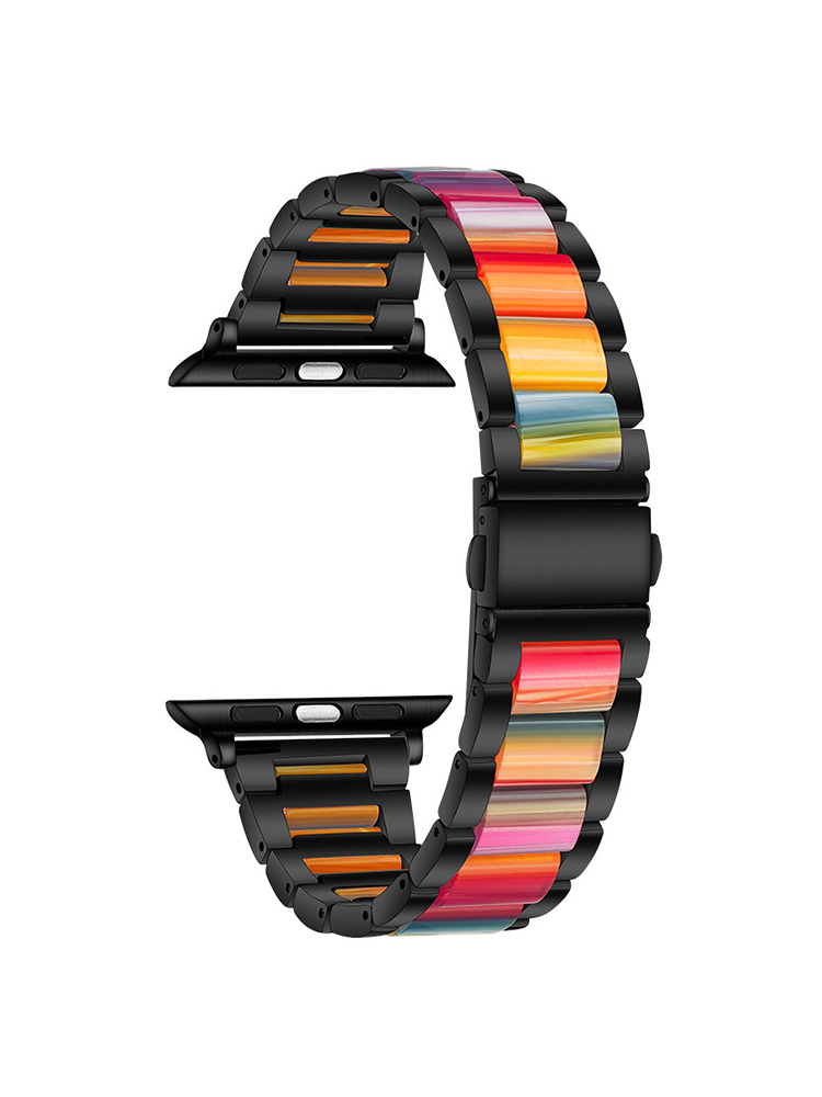 Resin with Stainless Steel Band for Apple Watch