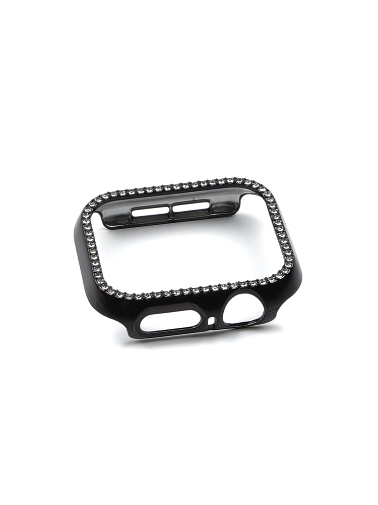 Single Drain Rhinestone PVC Protective Case for Apple Watch