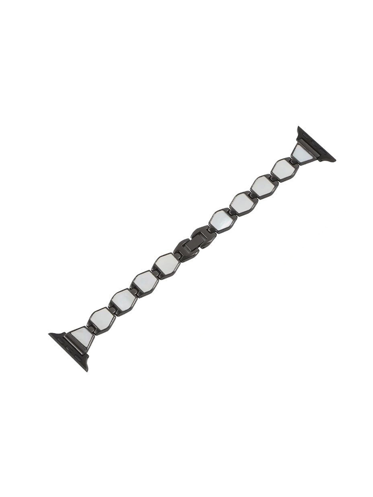 Slim Rhinestone Cylinder Bracelet Band