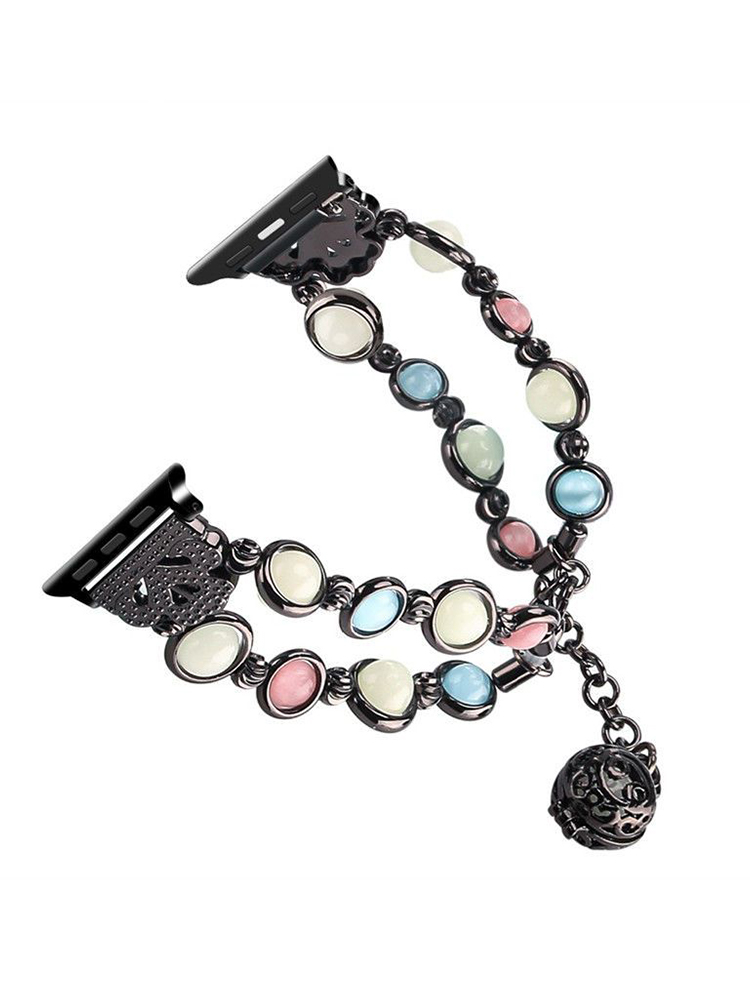 Luminous Stone Beaded Band