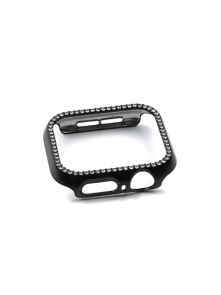 Single Drain Rhinestone PVC Protective Case for Apple Watch
