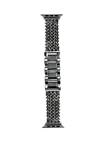 Four-row Chain Braided Stainless Steel Band for Apple Watch