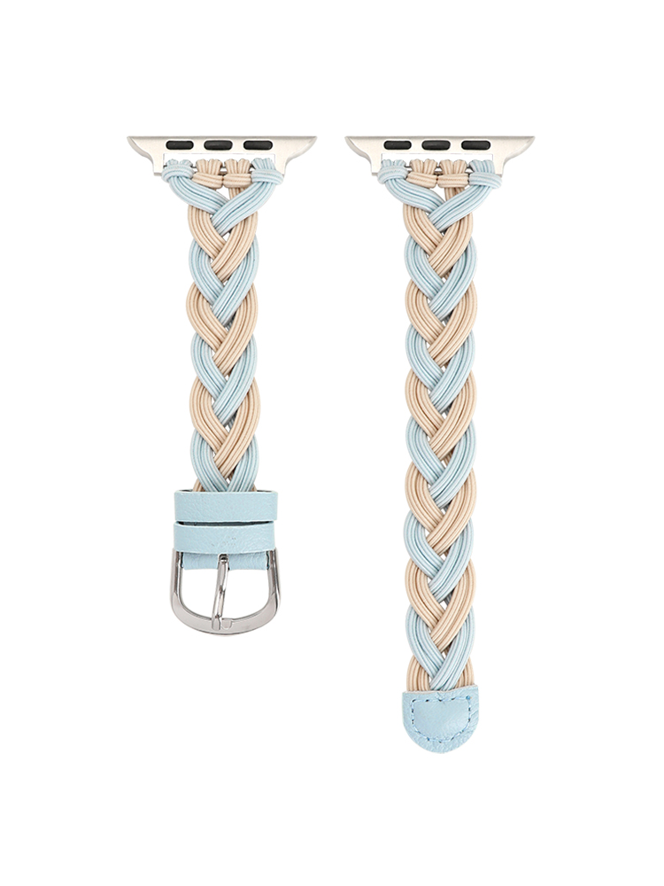 Single Loop Braided Twist Leather Band