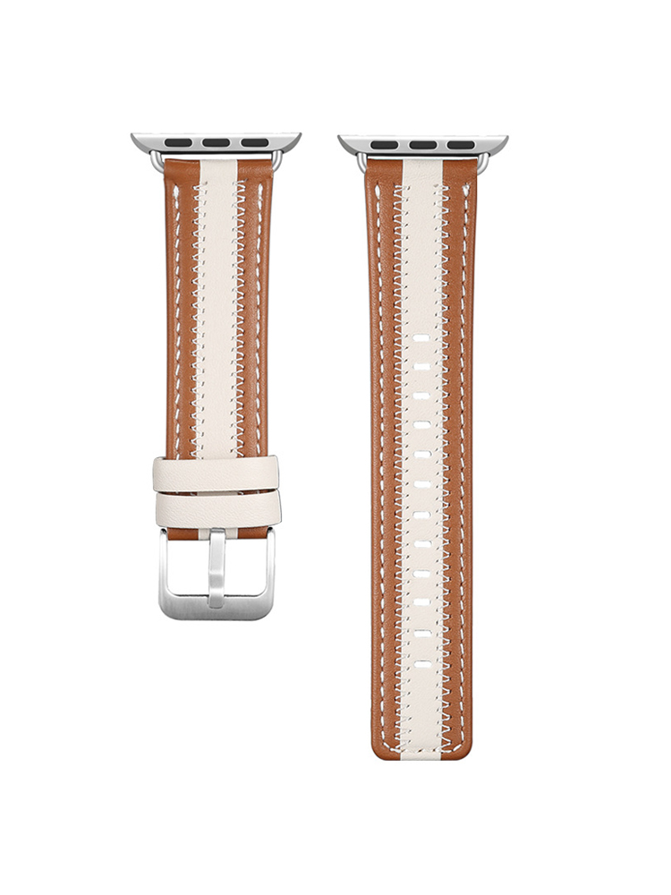 Classic Two Colors Leather Band for Apple Watch