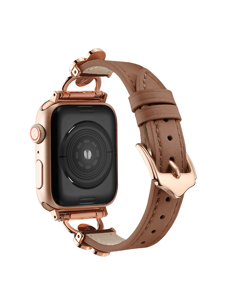 Four-leaf Clover Buckle Leather Band