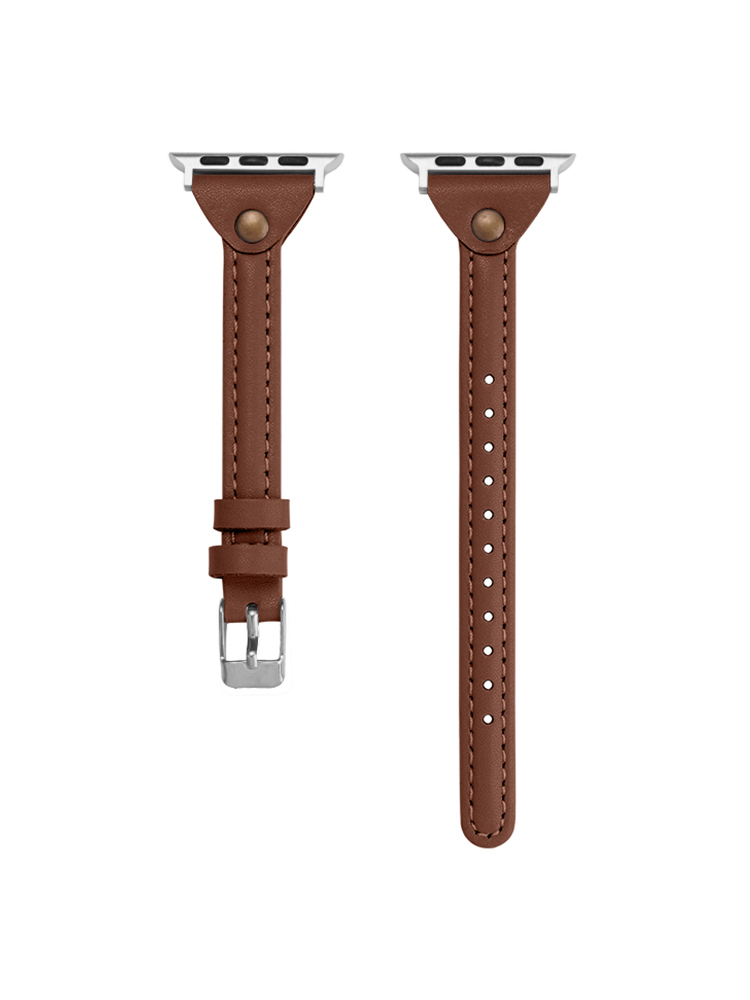 Slim T-shaped Leather Band for Apple Watch