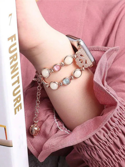 Luminous Stone Beaded Band for Apple Watch
