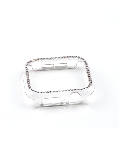 Single Drain Rhinestone PVC Protective Case for Apple Watch