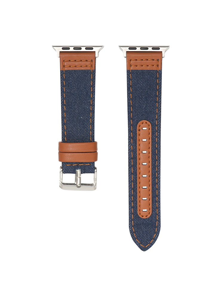 Denim with Leather Band