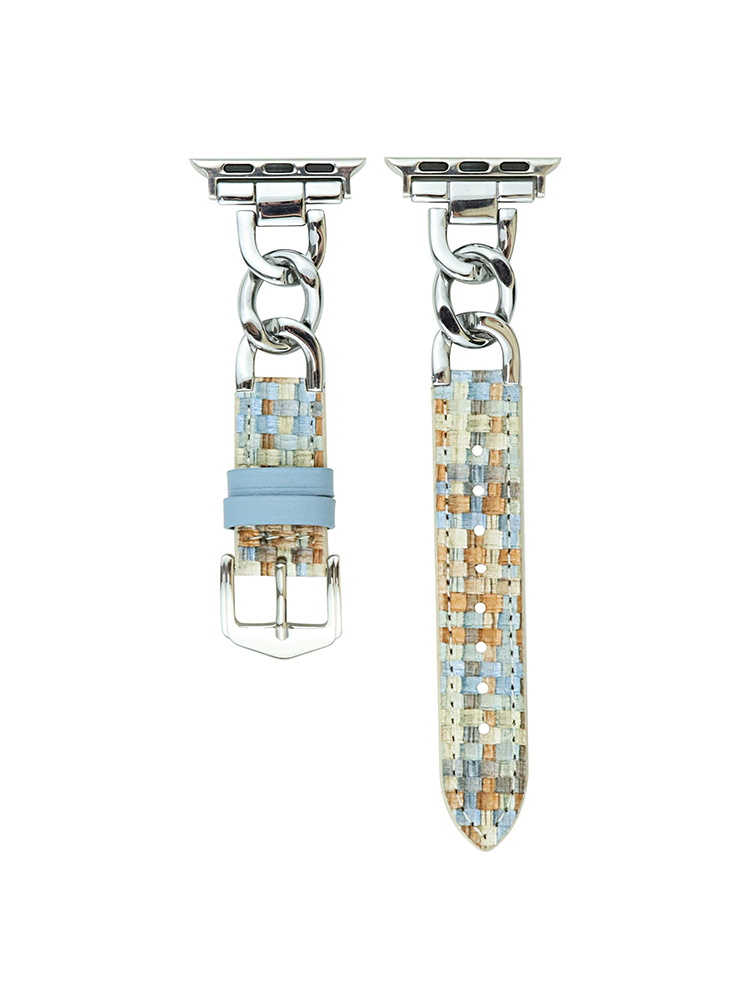 Triple-row Chain Elastic Pearl Apple Watch Band - Tatanband