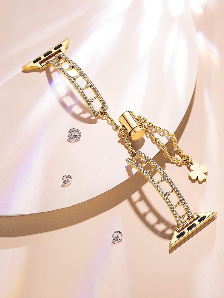 Dewdrop Rhinestone Bracelet Band