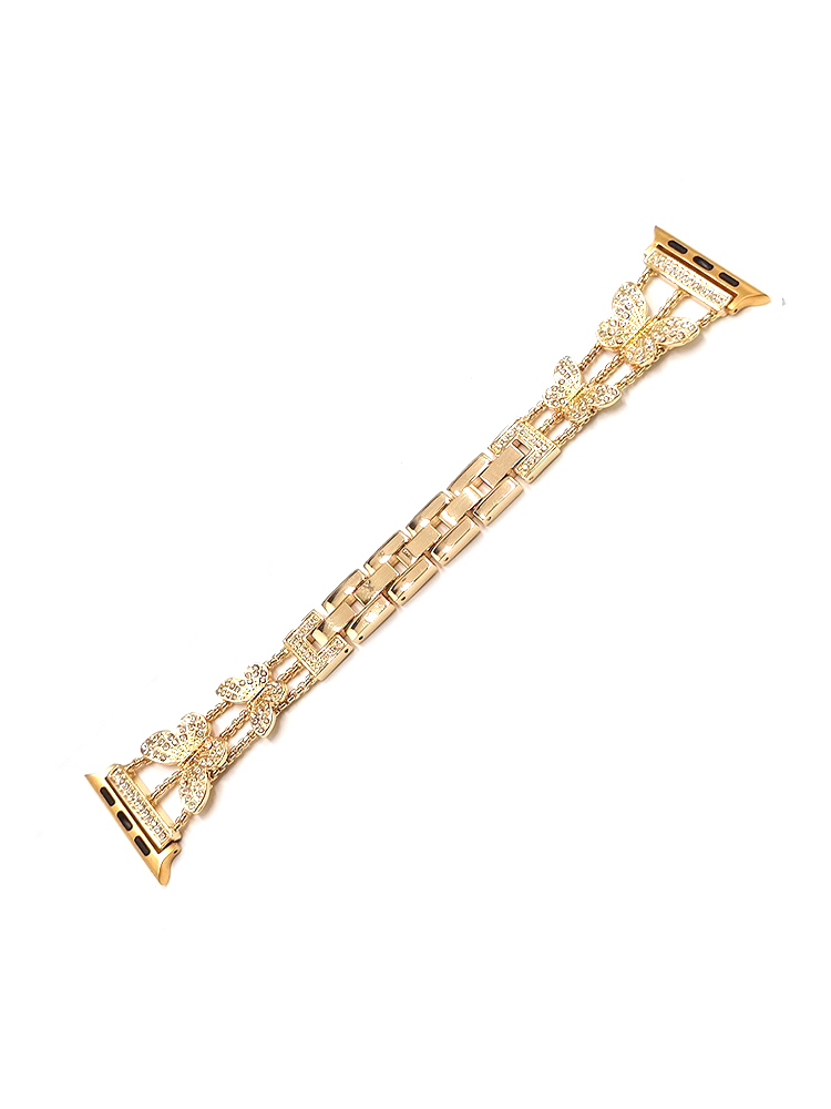 Butterfly Rhinestone Inlay Band