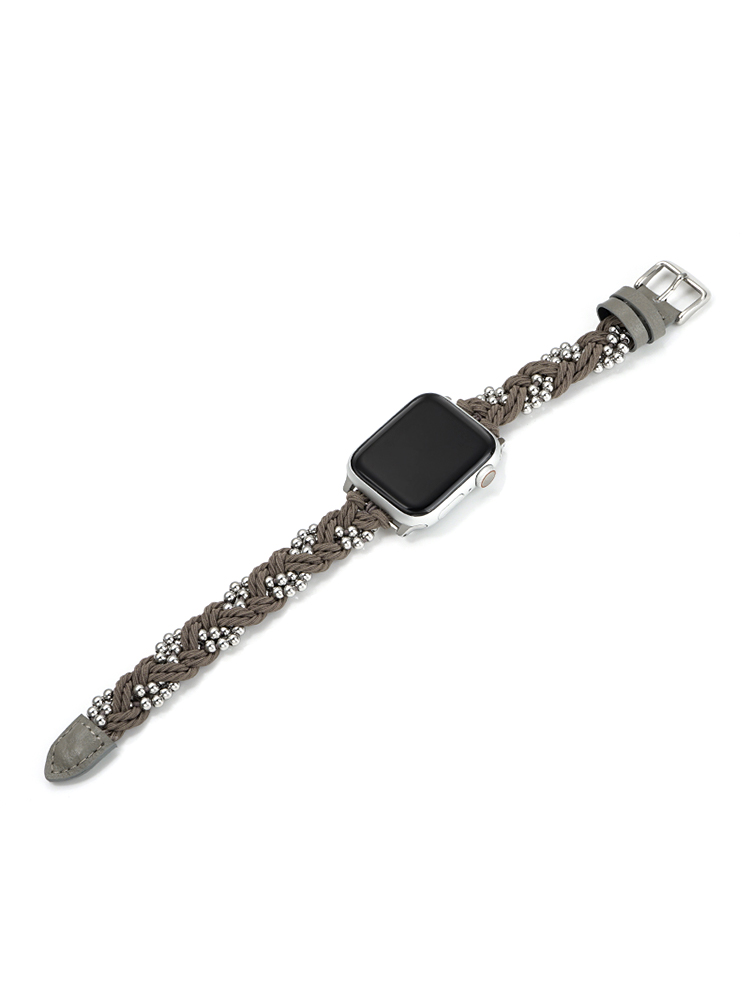 Bead Chain Nylon Woven Apple Watch Band - Tatanband