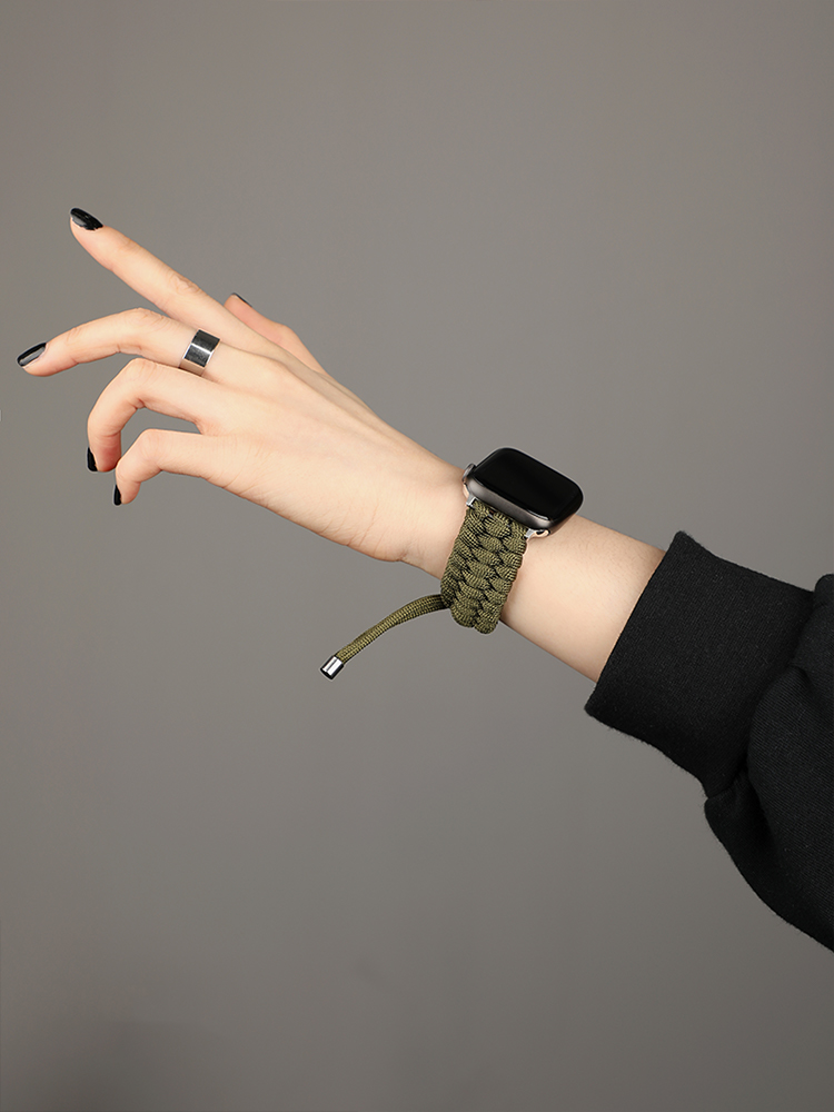 Umbrella Rope Woven Nylon Band for Apple Watch