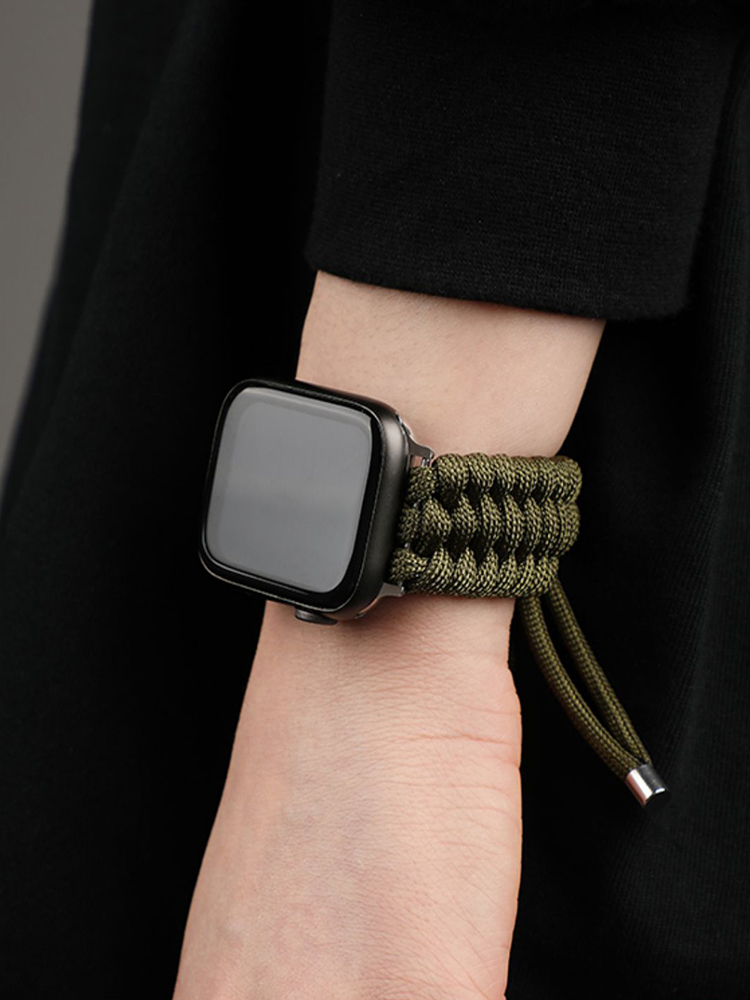 Umbrella Rope Woven Nylon Band for Apple Watch