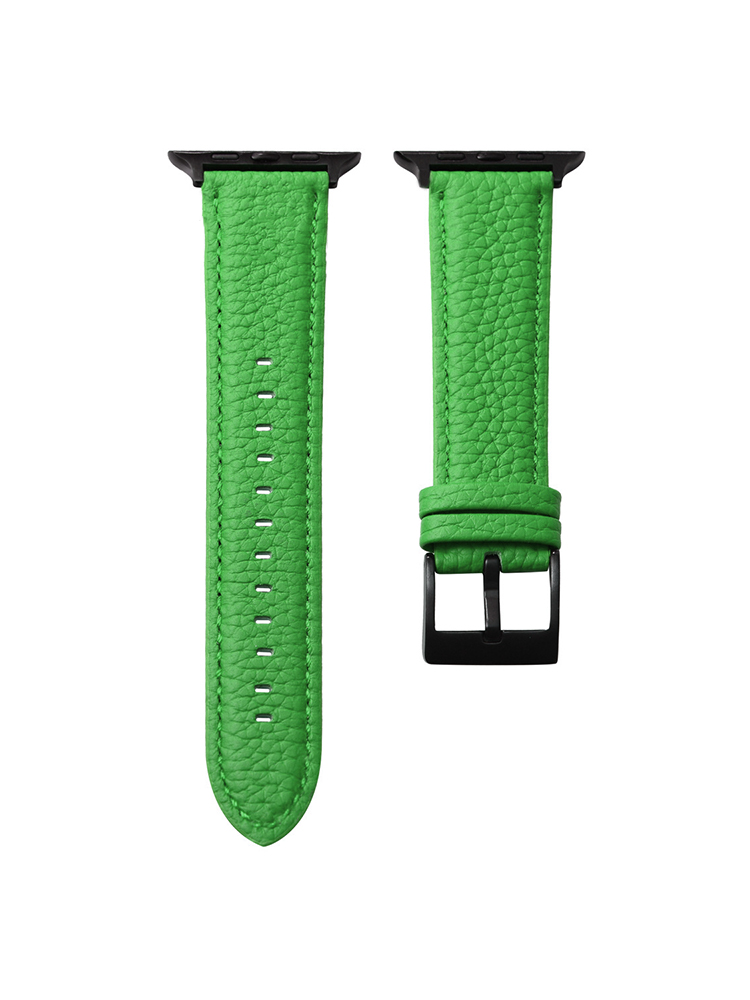 Litchi Grain Leather Band for Apple Watch