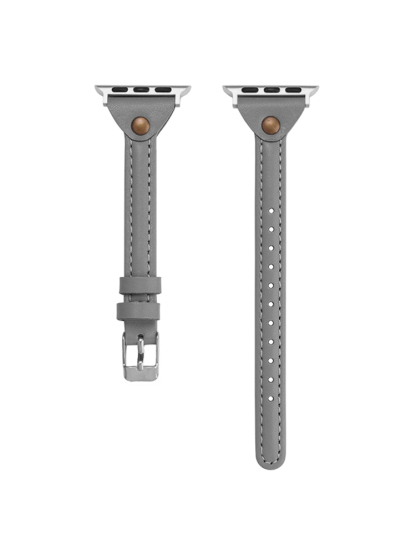 Slim T-shaped Leather Band for Apple Watch