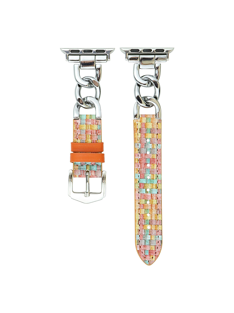 Triple-row Chain Elastic Pearl Apple Watch Band - Tatanband