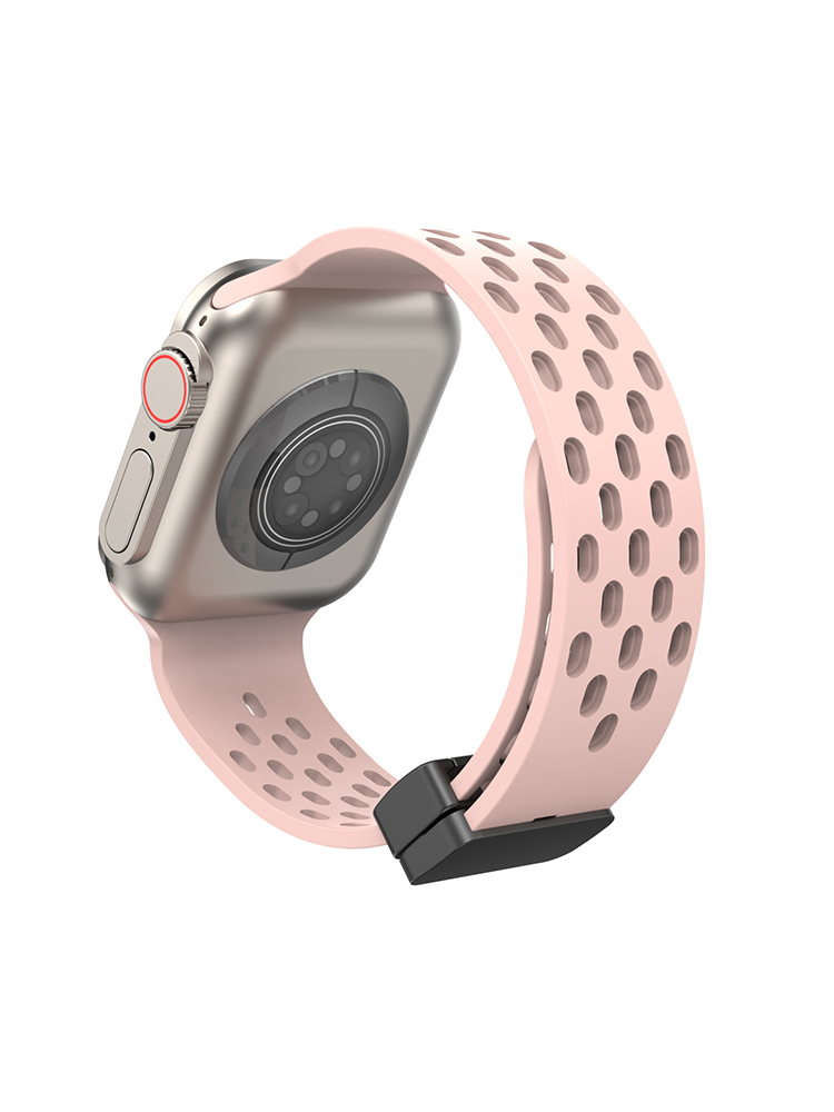 Candy Color Mesh Breathable Silicone Apple Watch Band - Tatanband