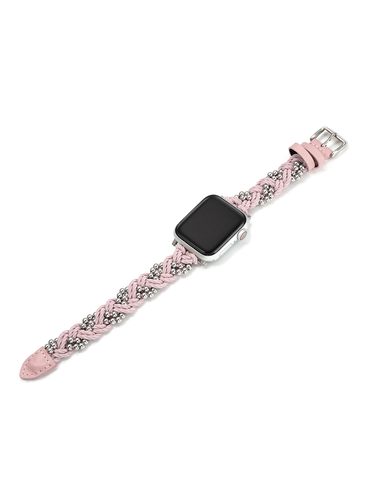 Bead Chain Nylon Woven Apple Watch Band - Tatanband