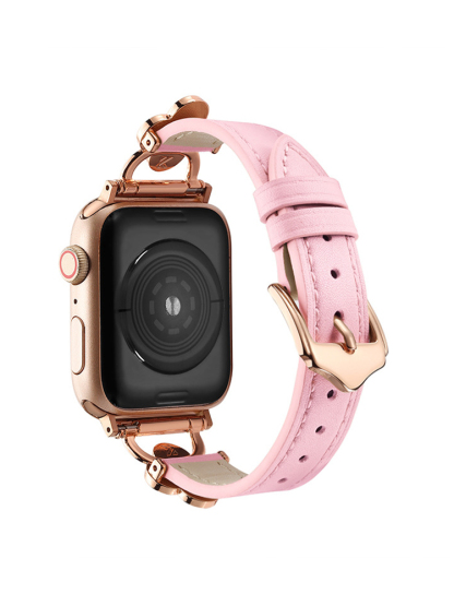 Four-leaf Clover Buckle Leather Band