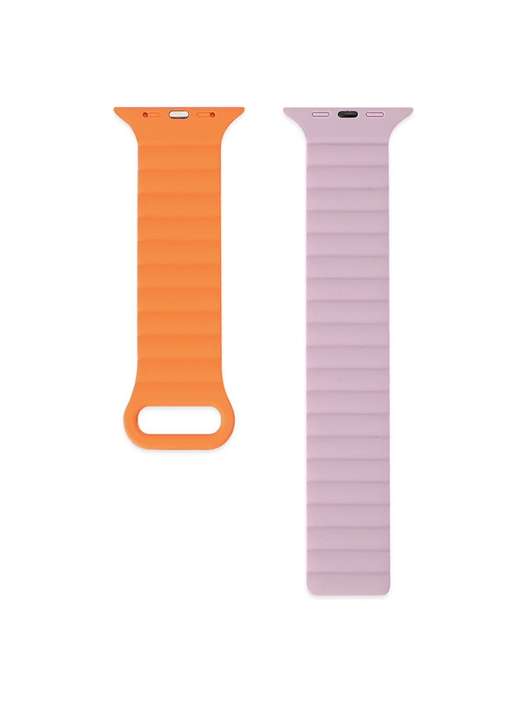 Two-color Magnetic Silicone Band for Apple Watch