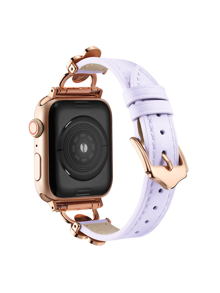 Four-leaf Clover Buckle Leather Band