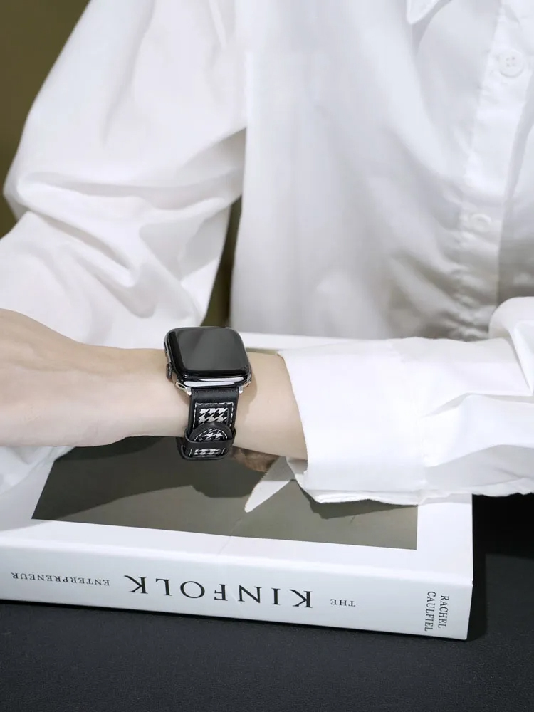 Fashion Printed Leather Band for Apple Watch