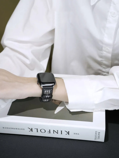 Fashion Printed Leather Band for Apple Watch