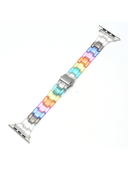 Transparent Candy Color Resin Band