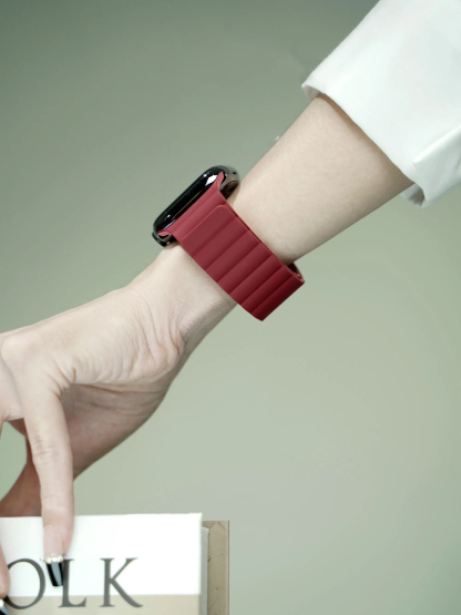 Wave Magnetic Silicone Band for Apple Watch