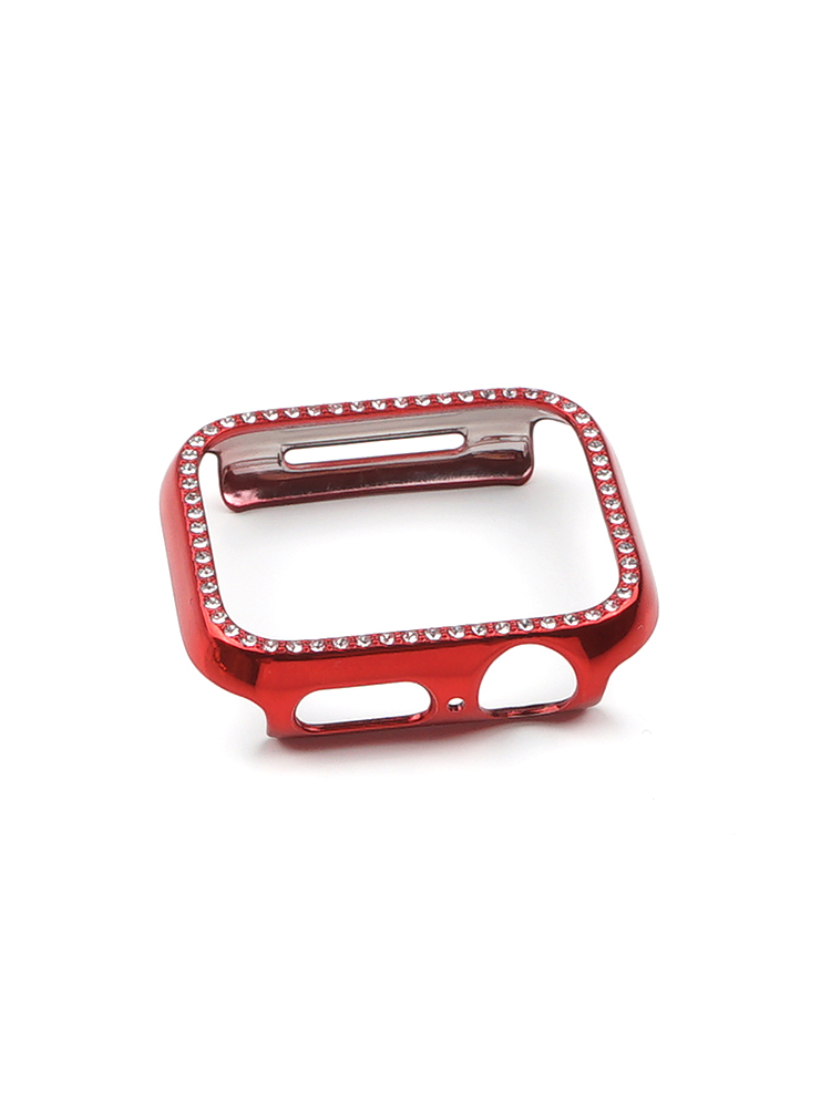 Single Drain Rhinestone PVC Protective Case for Apple Watch