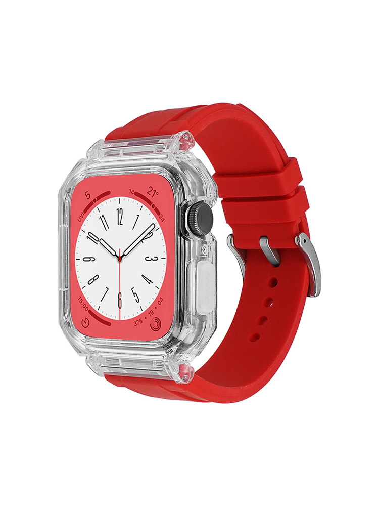 Integrated Glacier Sport Silicone Apple Watch Band - Tatanband