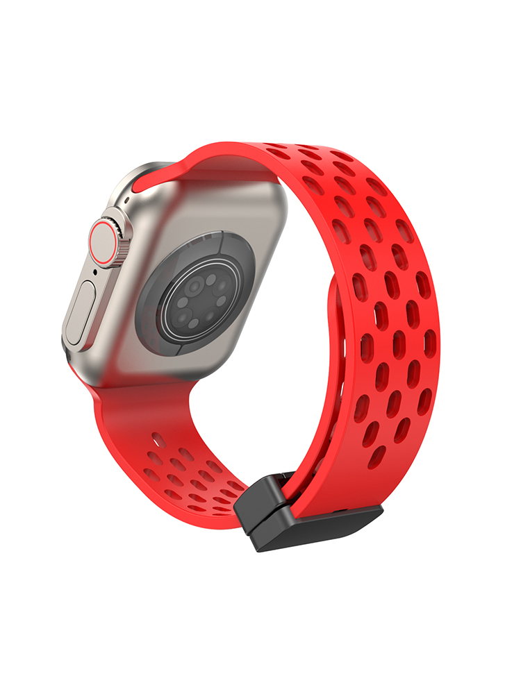 Candy Color Mesh Breathable Silicone Apple Watch Band - Tatanband