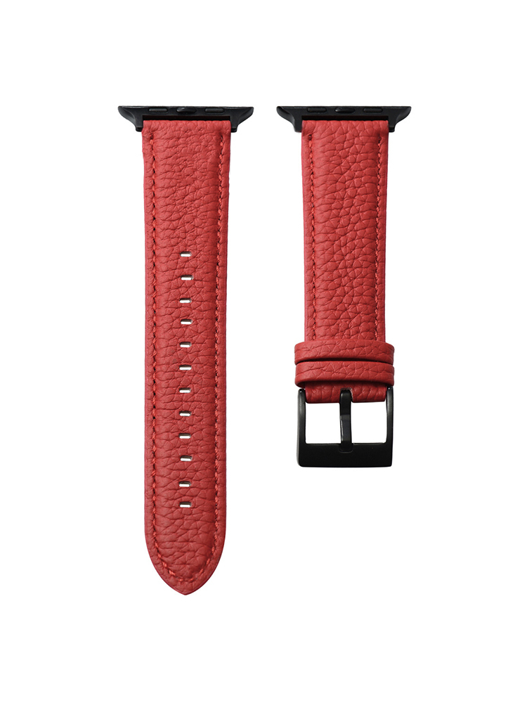 Litchi Grain Leather Band for Apple Watch